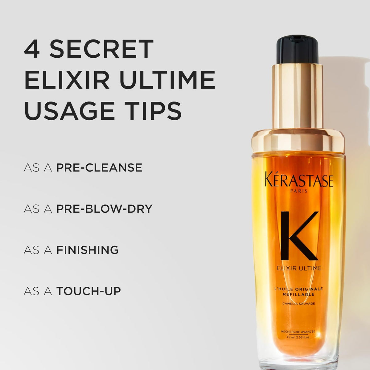 Kerastase Elixir Ultime Refillable Oil – For Shine & Hydration