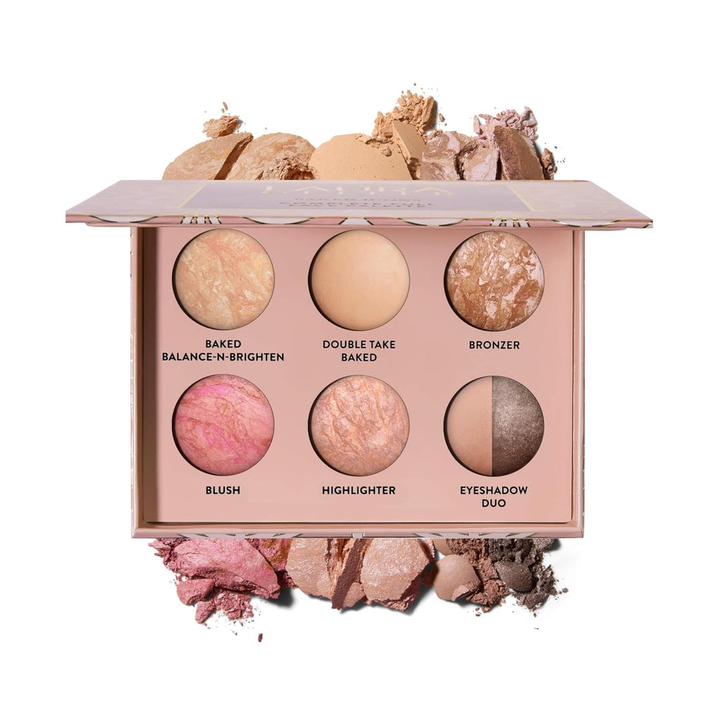 LAURA GELLER Baked Icons Full Face Palette With Foundation- Light