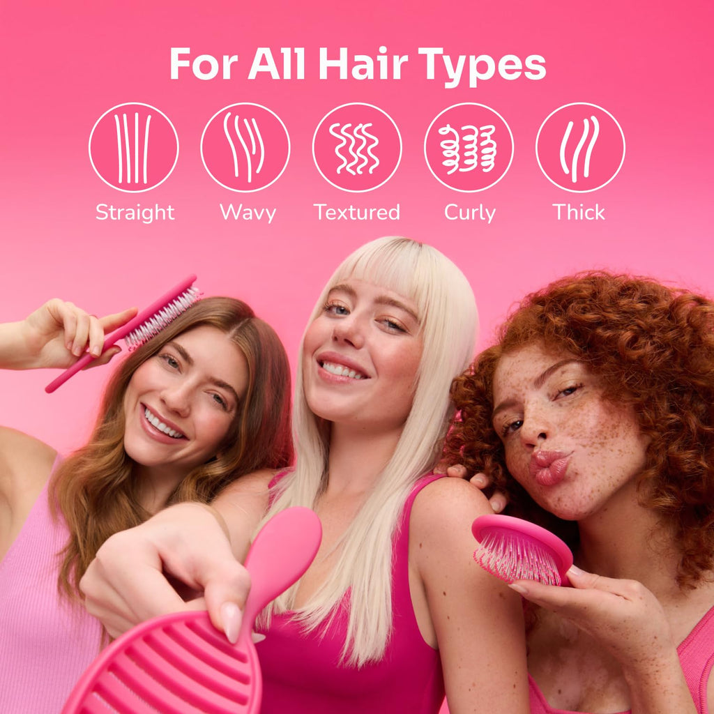 Wet Brush Original Detangler Hair Brush, Black Frost, For All Hair Textures