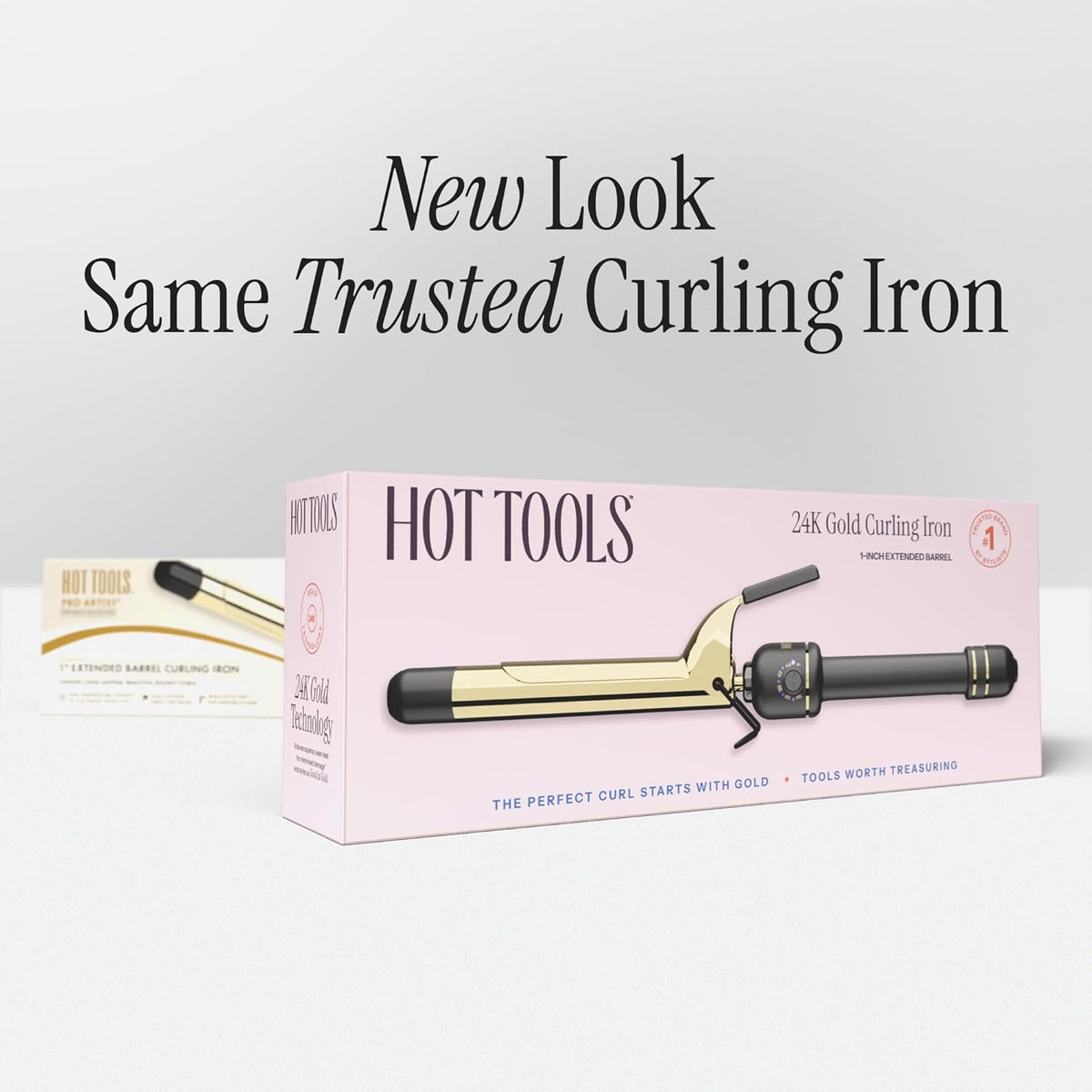 Hot Tools 1.5" Extended Barrel Curling Iron for Loose Curls