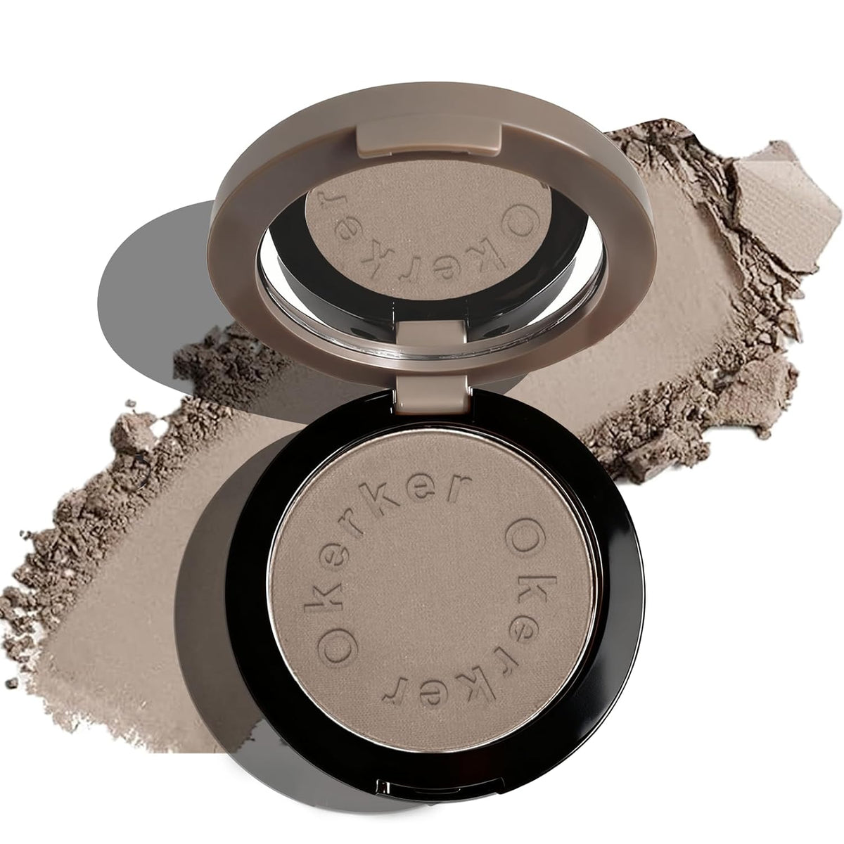 Cool Toned Contour Palette with Mirror, Taupe Grey Contour Powder