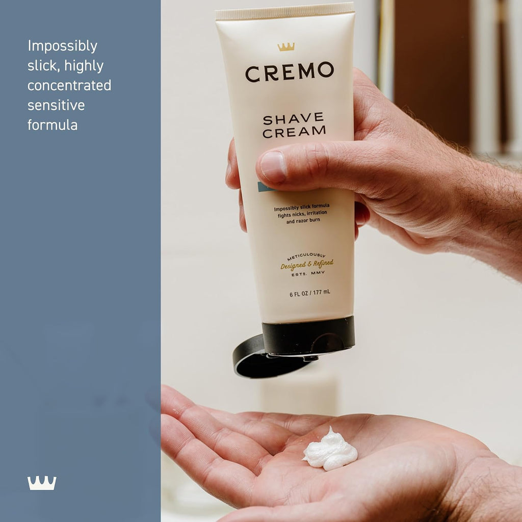 Cremo Shaving Cream for Men, Sensitive, 6 Fl Oz