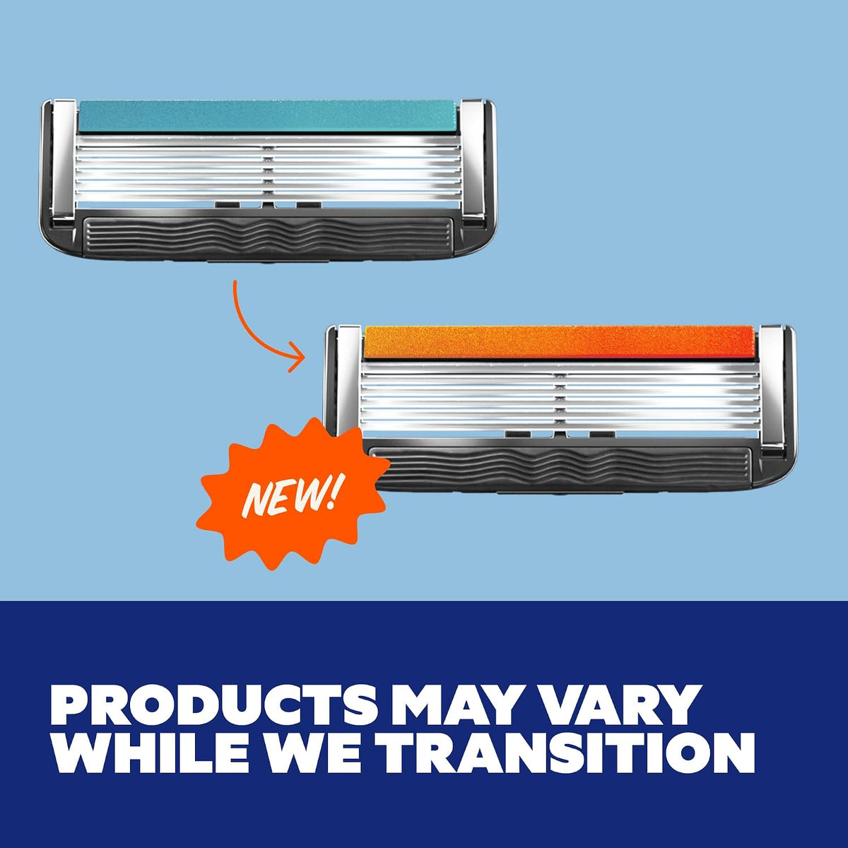 Dollar Shave Club - 6 Blade Razor Refills (8 Pack) - Razors for Men
