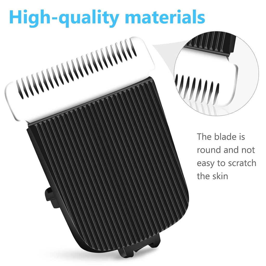 2 Pack Replacement Blade for Manscaped The Lawn Mower Electric Groin Hair Trimmer Blade, Hygienic Snap-In Replacement Cl
