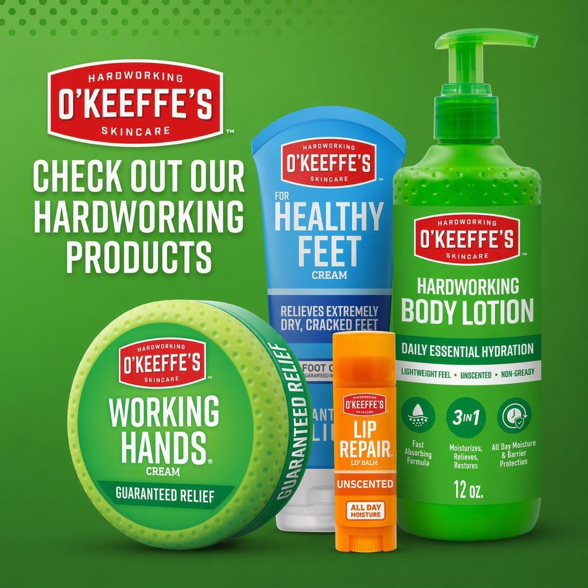 O'Keeffe's Working Hands Hand Cream, 3.4 oz Jar, 1 Pack for Extreme Dryness