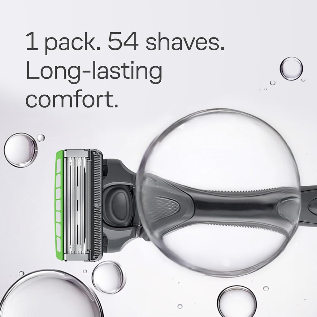 Schick Hydro Sensitive 5-Blade Razors for Men, 1 Handle & 3 Refills