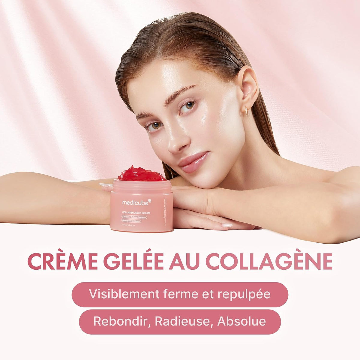 medicube Collagen Jelly Cream, Moisturizing Cream for Plump Skin, 1.69fl.oz