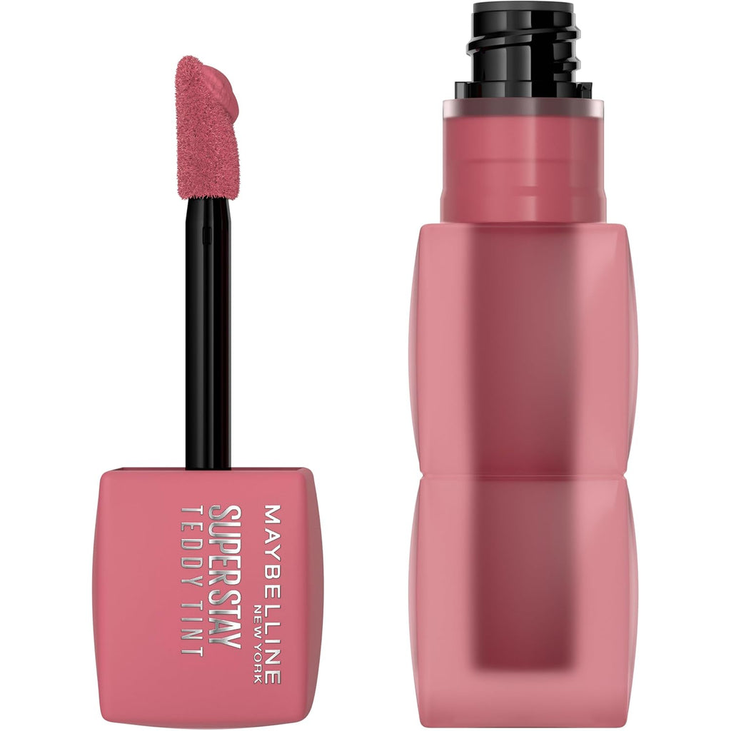 Maybelline Super Stay Teddy Lip Tint, Kneehigh, Pinky Mauve