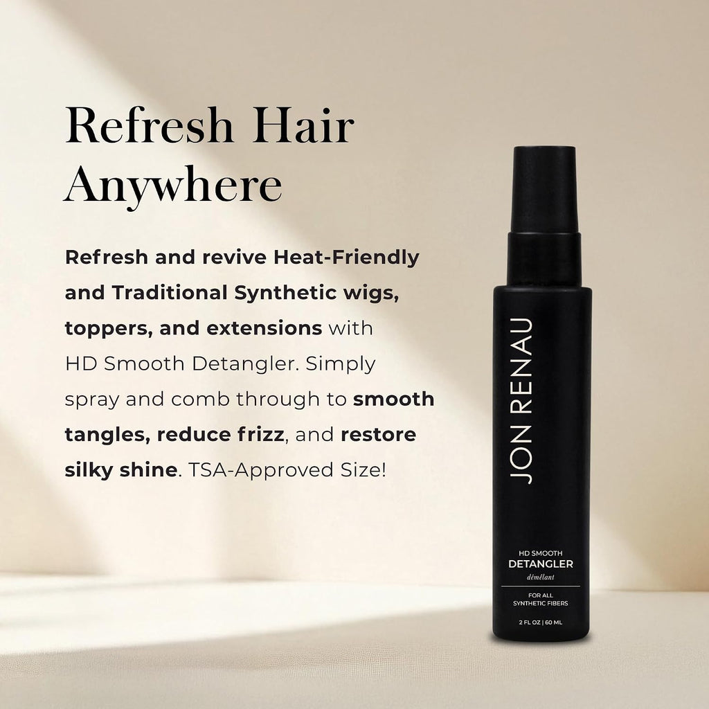 Jon Renau HD Smooth Detangler for Synthetic Wigs, 2 Ounce