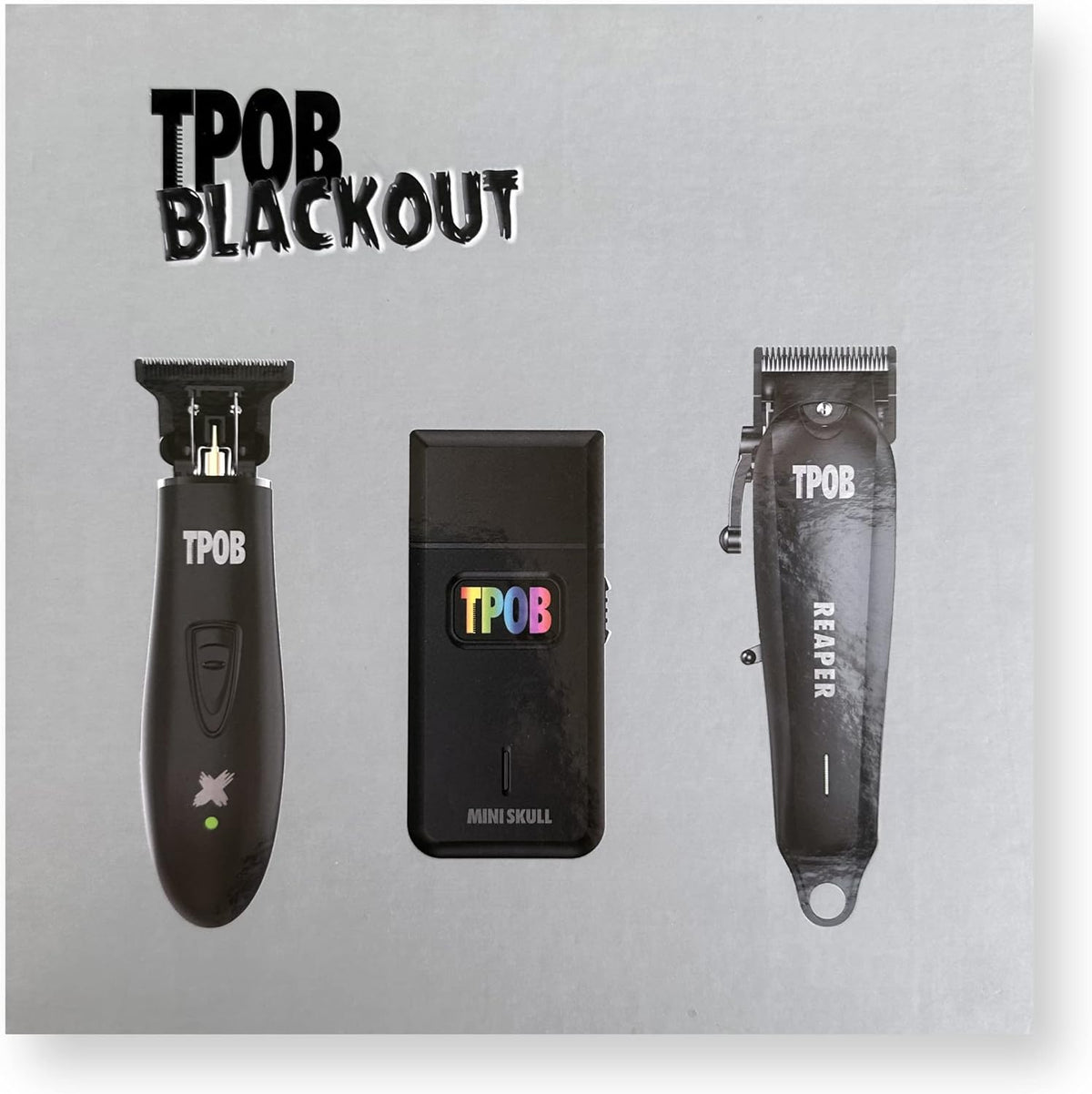 TPOB Slime 2 Professional Hair Clippers for Men - Barber Clippers and Trimmers Set with Foil Shaver, 6800 RPM Cordless H