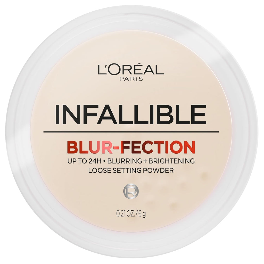 L'Oreal Paris Infallible Blur-fection Setting Powder, 10 Light Pink