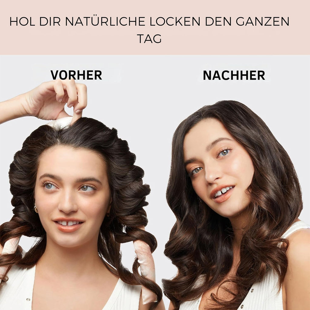 Kitsch Satin Heatless Curls Overnight Set - Sunset Tie Dye
