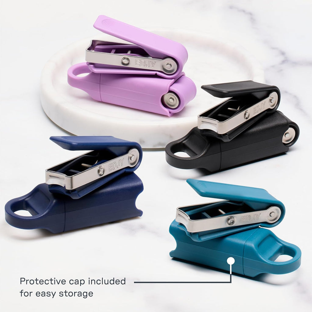 Fingernail Cutter Nail Cutter Stainless Steel EDJY Blue