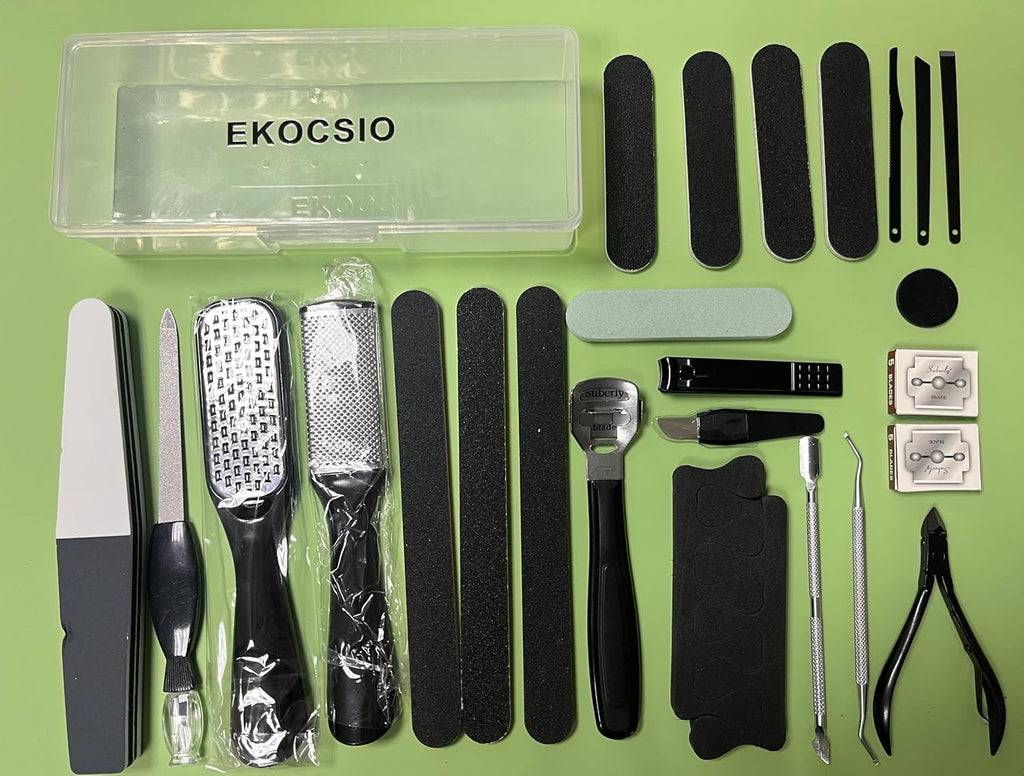 36 in 1 Pedicure Kit, Foot Callus Remover with Foot File&Foot Rasp