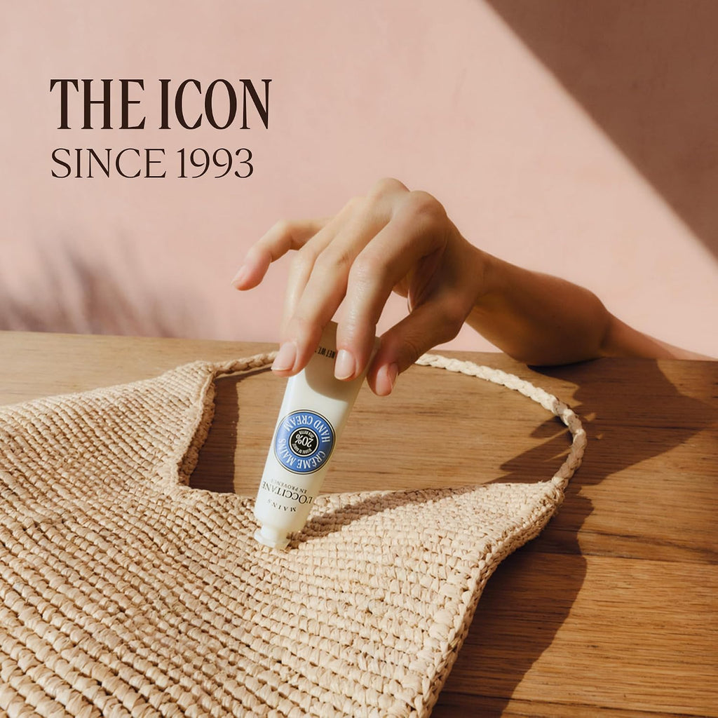 L'OCCITANE 20% Organic Shea Butter Hand Cream, Nourishes & Protects Dry Hands, Fast-Absorbing, Non-Greasy, Leaves Skin M