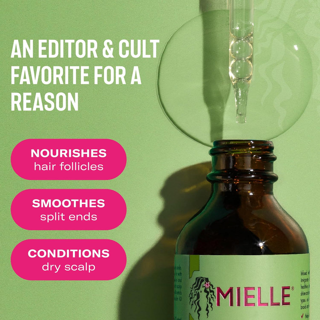 Mielle Organics Rosemary Mint Hair Oil with Biotin, 2 oz