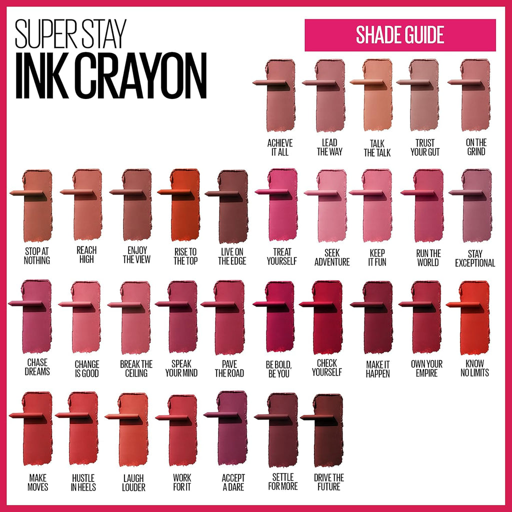 Maybelline Super Stay Ink Crayon, Matte Longwear Lipstick Shade 15
