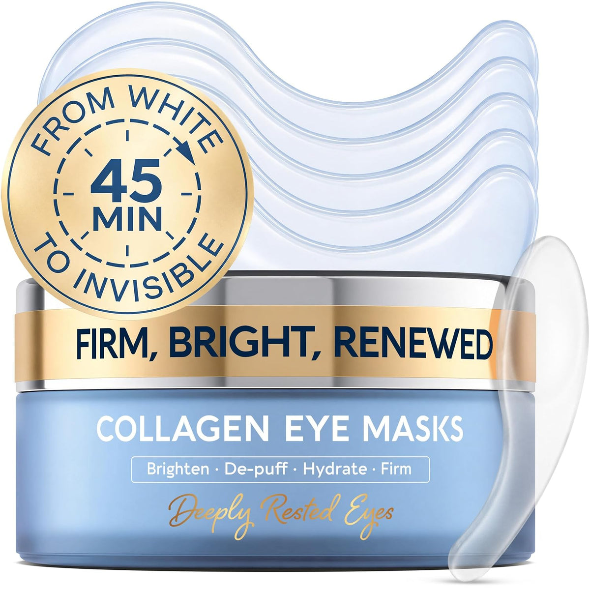 MAREE Invisible Under Eye Patches for Puffy Eyes & Dark Circles - 60 Count