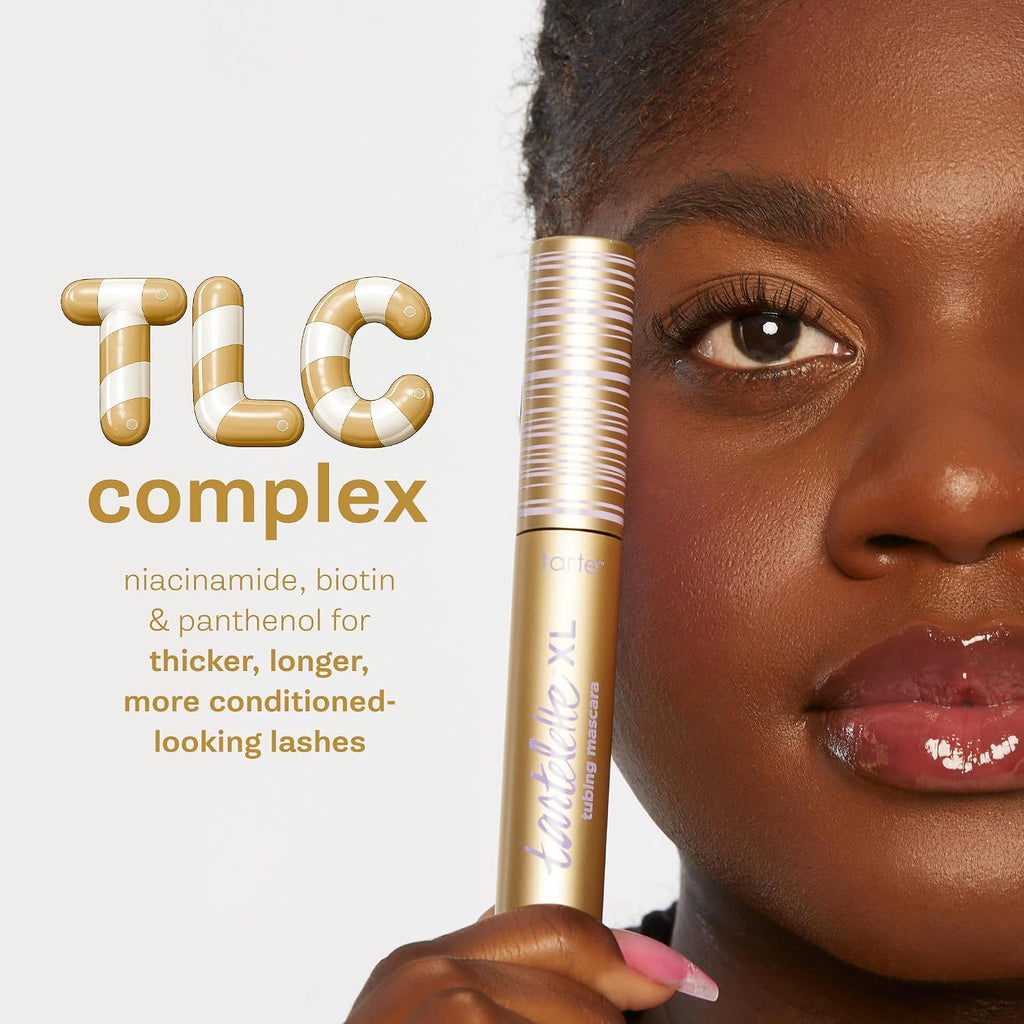 tarte tartelette XL tubing mascara – Lash Extensions in a Tube with Peptide, Extra-Bold Buildable Lifted Length & Volume
