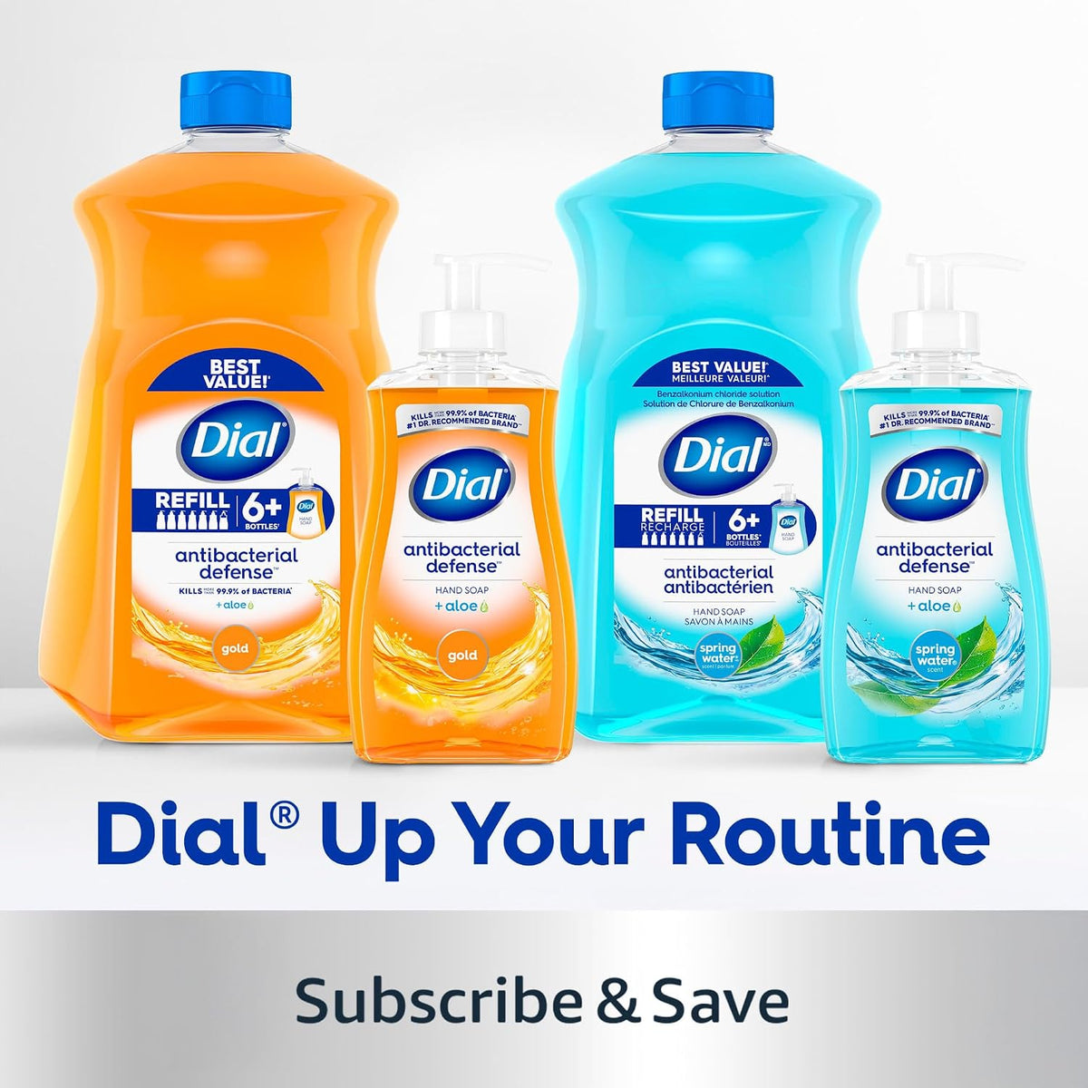 Dial Antibacterial Hydrating Liquid Hand Soap, Coconut Milk, 11oz, 4-Pack