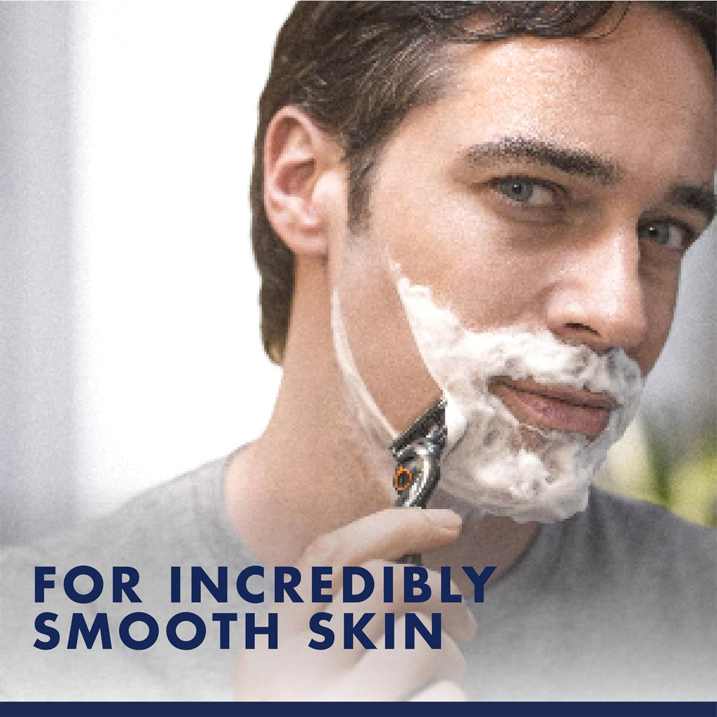 Gillette PRO Shaving Gel For Men Cools To Soothe Skin And Hydrates Facial Hair, TWIN PACK - Total 14oz, ProGlide Sensiti