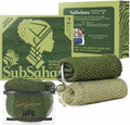 African Net Sponge, Exfoliating Body Scrubber for Back, 2 Pack