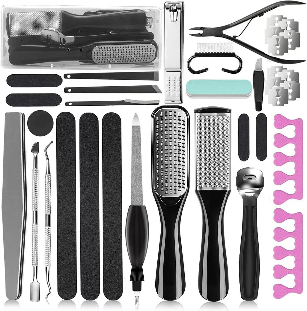36 in 1 Pedicure Kit, Foot Callus Remover with Foot File&Foot Rasp