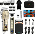 Hair Clippers Set for Men, Hair Clipper Trimmer with LED Display, Professional Cordless Hair Clipper Shaver Beard Trimme