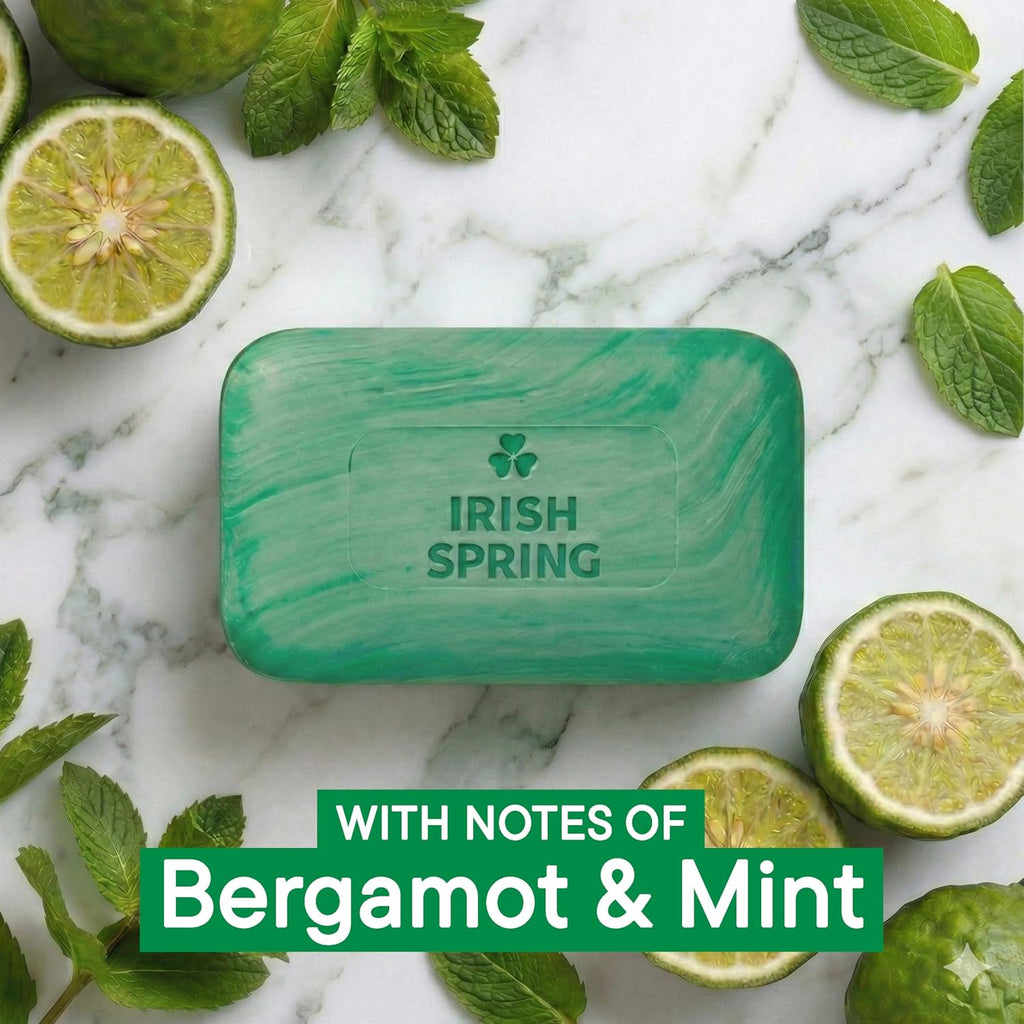 Irish Spring Bar Soap for Men, Original Scent, 3.7 oz (3 Pack)