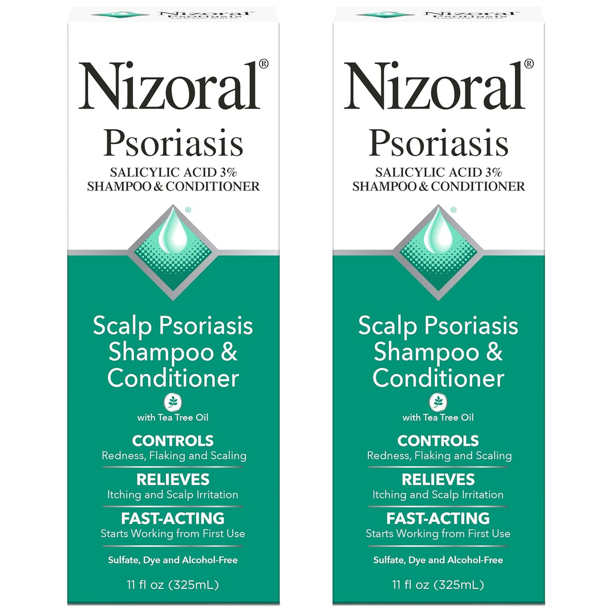 Nizoral Psoriasis Shampoo & Conditioner, 11 Oz, Gentle Scalp Treatment