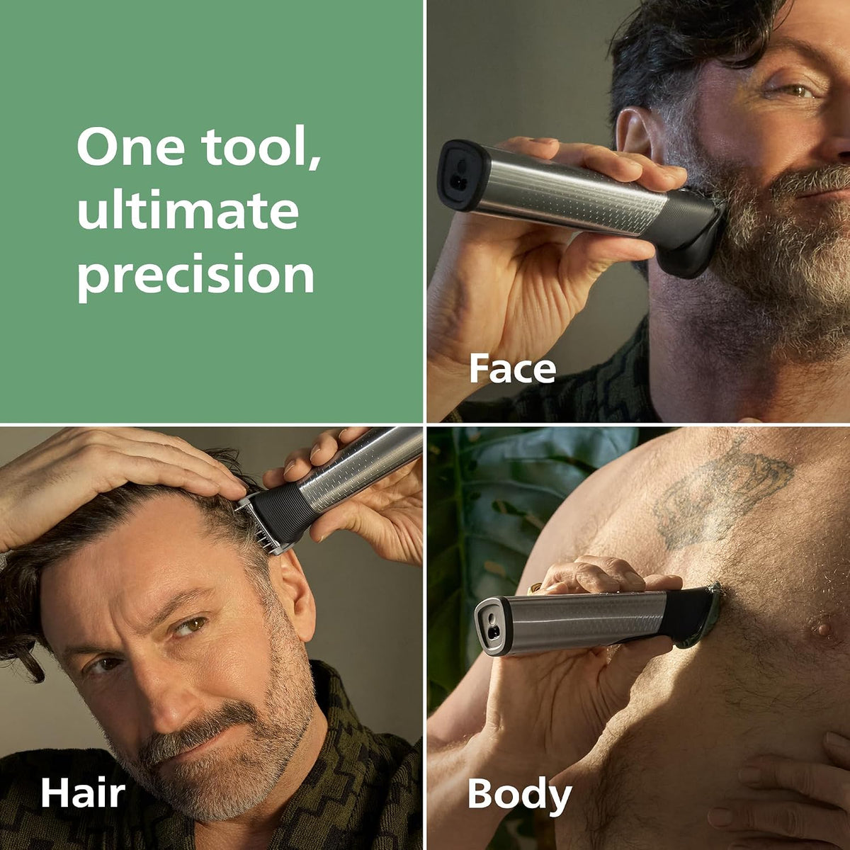 Philips Norelco All-in-One 7000 22-in-1 Trimmer, Face, Hair & Body, Steel