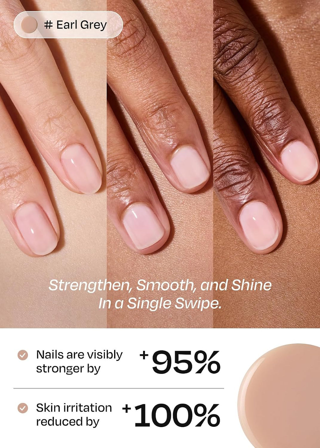 ohora Natural Glow Milk Syrup Nail Strengthener (Earl Grey)