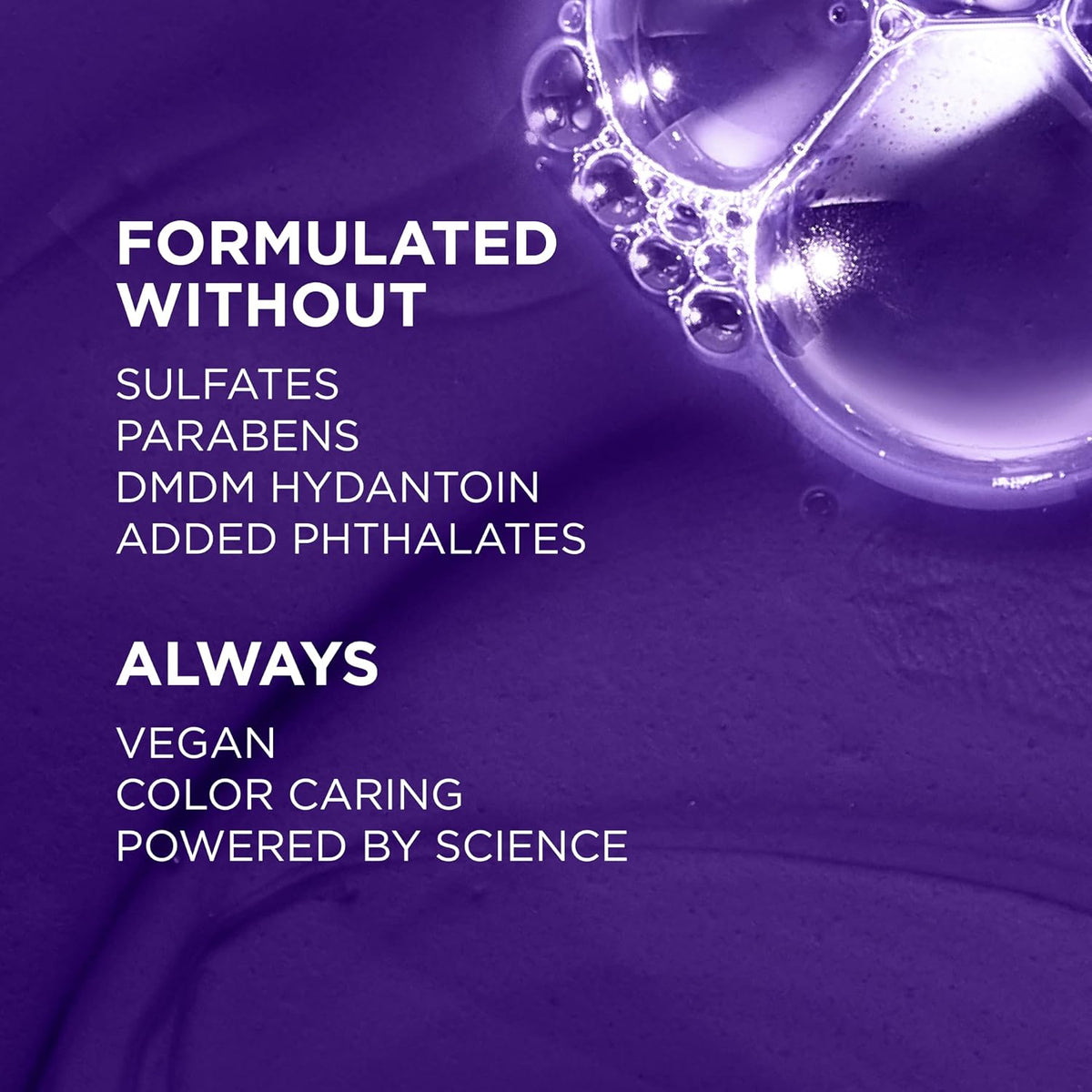 L’Oreal Paris Sulfate Free Brass Toning Purple Shampoo for Blonde, Bleached, Silver, or Brown Highlighted Hair, EverPure