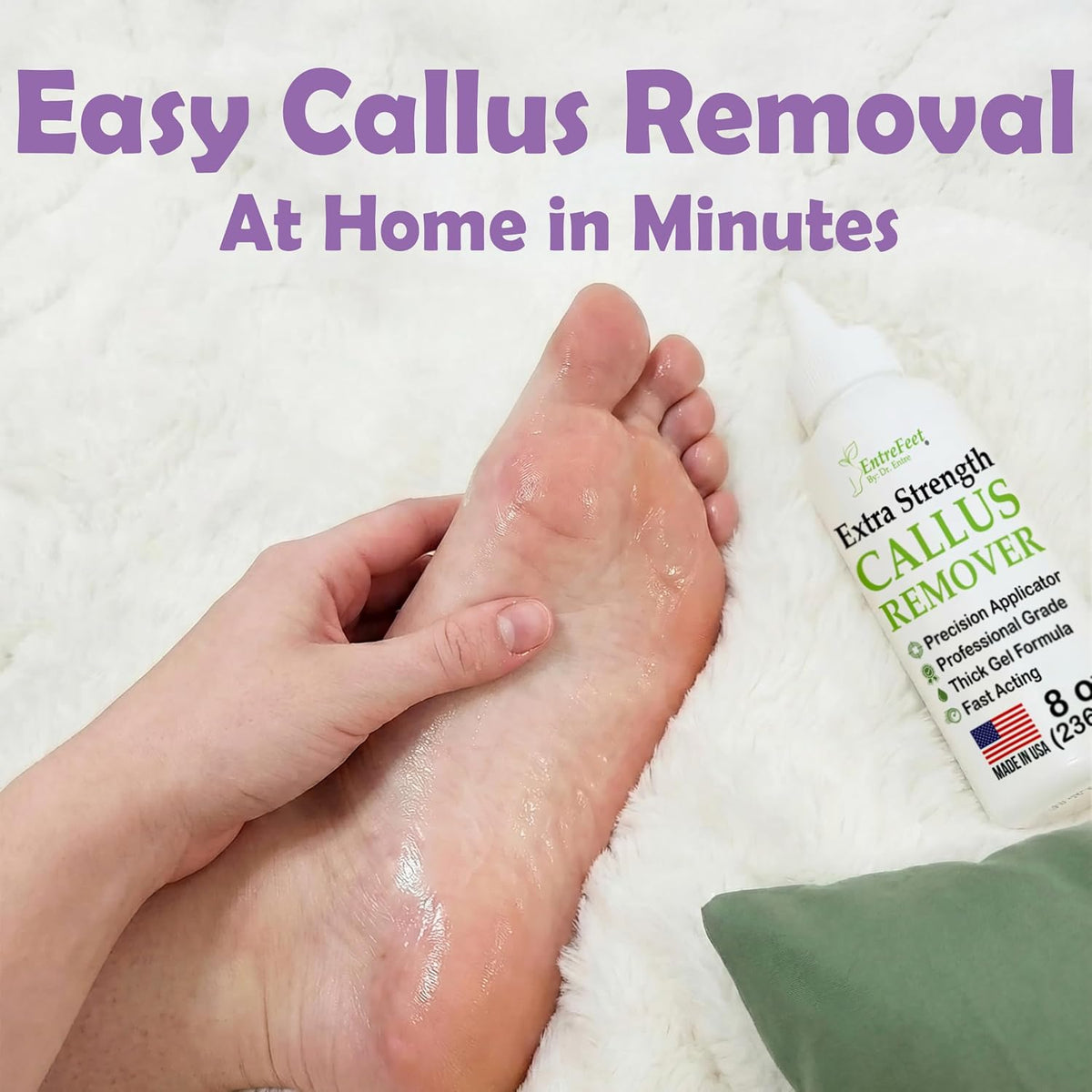 Callus Remover for Feet (Extra Strength 8 oz) Foot Callus Remover Gel