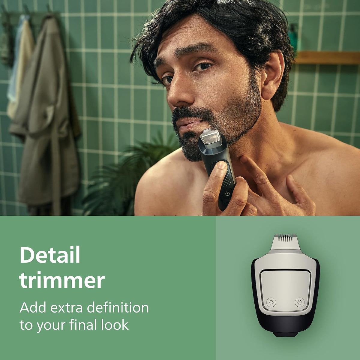 Philips Norelco All-in-One 3000 13-in-1 Trimmer, Face & Hair, Steel Blades