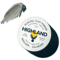 Highland Glacial Hair Clay Pomade - Award winning hair styling clay for men and women made with 100% all natural and org