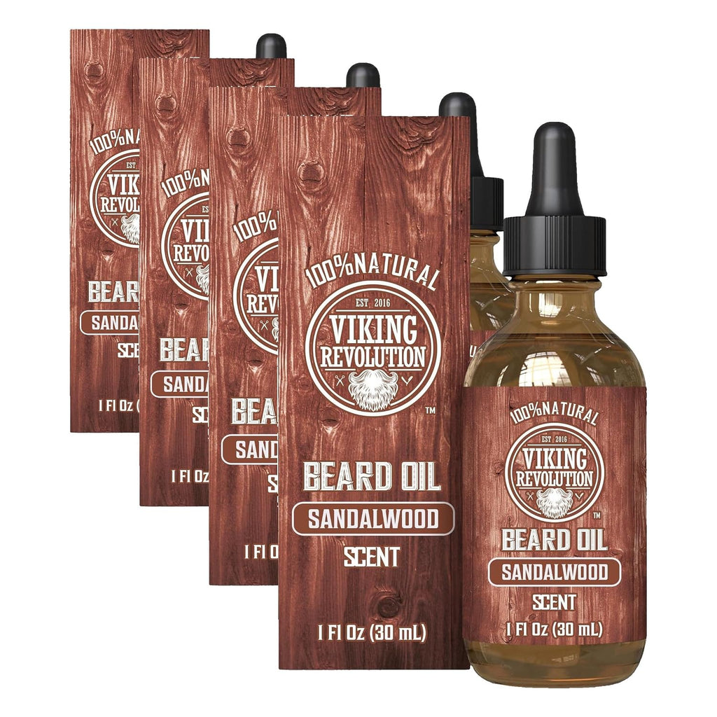 Viking Revolution Beard Oil - Sandalwood - 1 fl oz