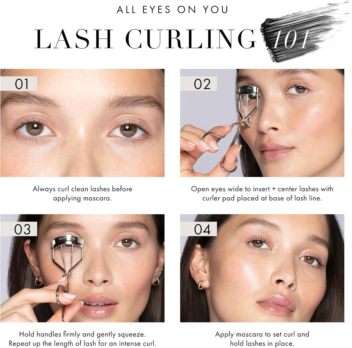 Tweezerman Classic Eyelash Curler for All Eye Shapes with Refill Pads