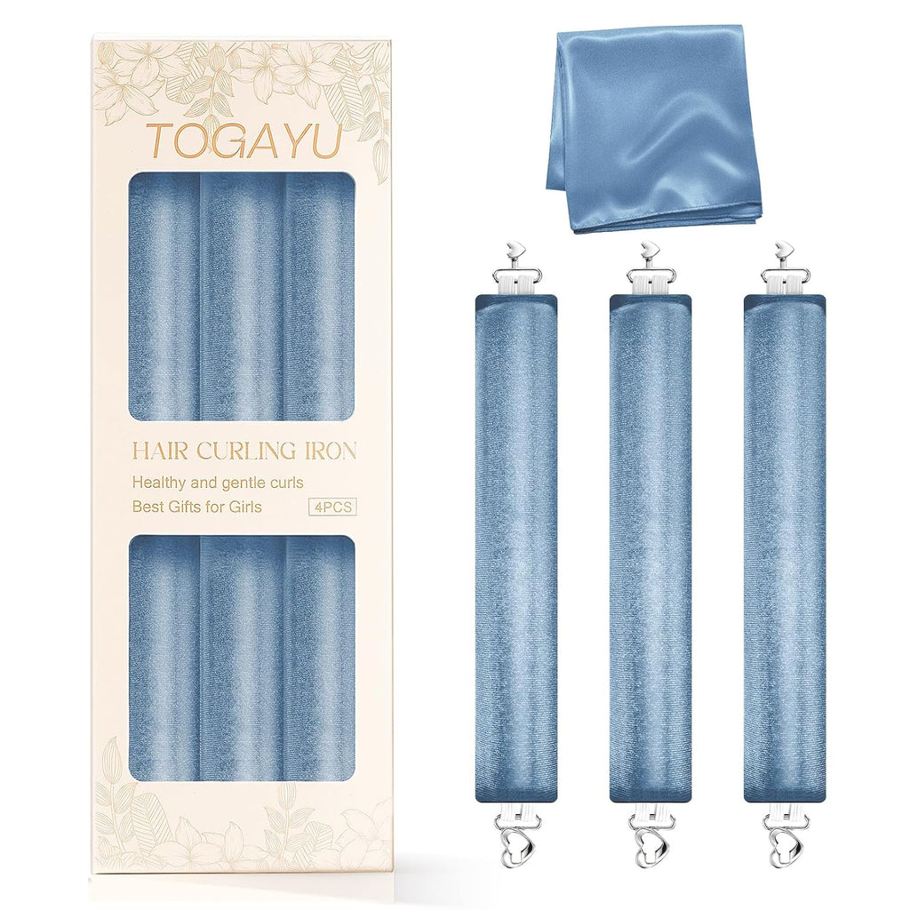 Heatless Curls Overnight Hair Care Set - Jumbo Velvet Hair Curlers