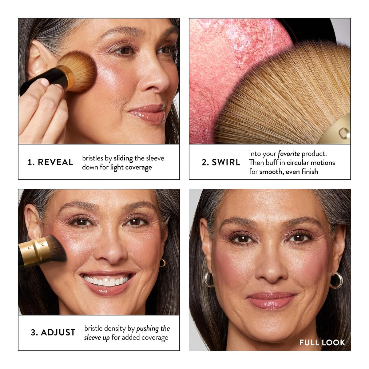 LAURA GELLER Makeup Brushes - 02 Retractable Angled Kabuki Brush