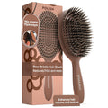 FRAMAR Soft Boar Bristle Hair Brush For Women, Boars Hair Brush For Women