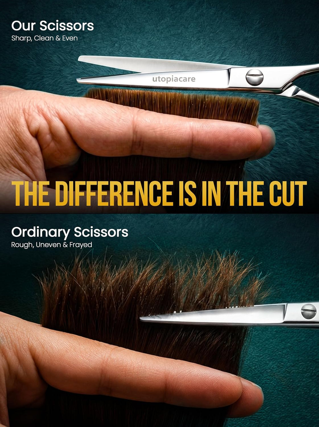 Premium Hair Cutting Scissors 6.5inch Stainless Steel Hair Scissors