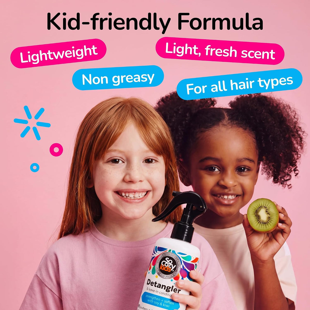 SO COZY Kids 2-in-1 Detangler & Leave In Conditioner Spray, 8 Fl Oz