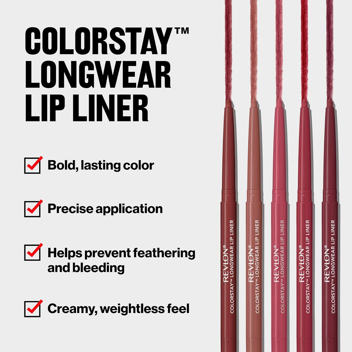 Revlon ColorStay Longwear Lip Liner, 630 Nude, 0.01 oz