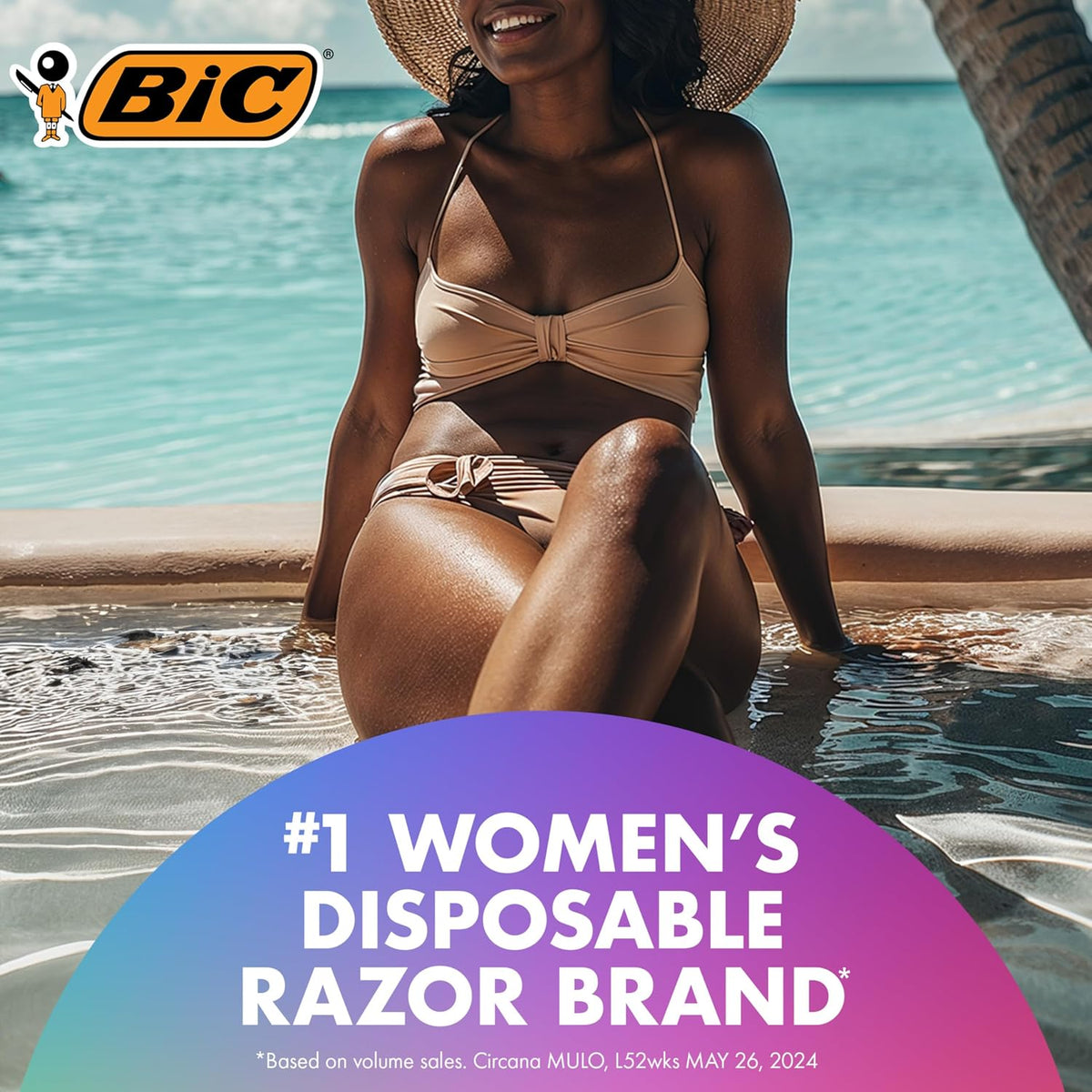 BIC Soleil 3 Colors Women's Disposable 3-Blade Razors, Aloe Vera Strip, College Dorm Room Essential, Shower Caddy and To