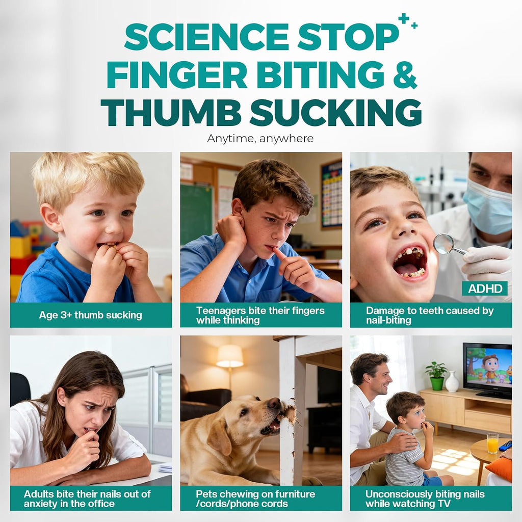 Morovan Nail Biting Prevention Kids Thumb Sucking Deterrent Repai Nails