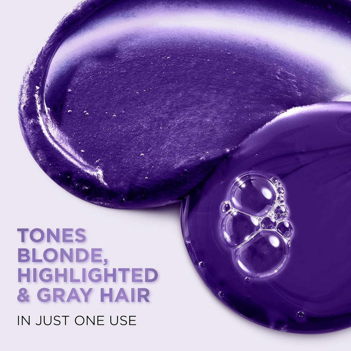 L’Oreal Paris Sulfate Free Brass Toning Purple Shampoo for Blonde, Bleached, Silver, or Brown Highlighted Hair, EverPure