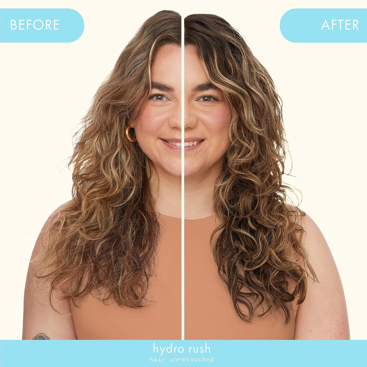 amika Hydro Rush Intense Moisture Leave-In Conditioner with Hyaluronic Acid