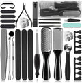 36 in 1 Pedicure Kit, Foot Callus Remover with Foot File&Foot Rasp
