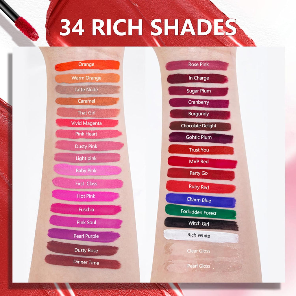 MAKI YIKA Red Lipstick Matte for Women Color Stay Long Lasting Lipsticks